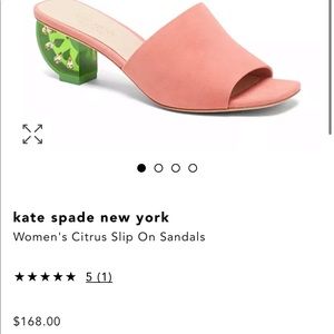 New w/out box Kate spade citrus slip on sandal